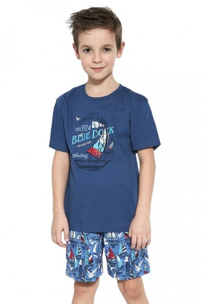 Cornette Kids Boy 789/96 Blue Dock 86-128 piżama chłopięca
