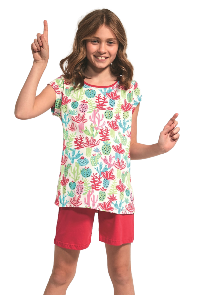 Cornette Kids Girl 357/79 Cactus 86-128 piżama dziewczęca