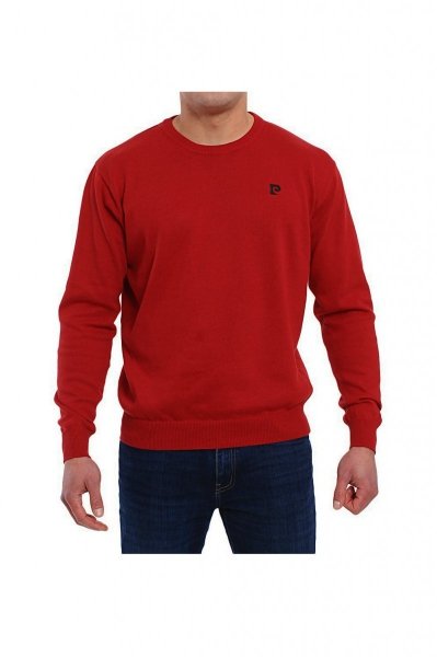 Pierre Cardin R-Logo bordowy Sweter
